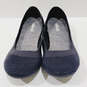 Allbirds TB Tree Breezers Ballet Flats Womens Sz 10.5 Navy Night Blue Knit Shoes